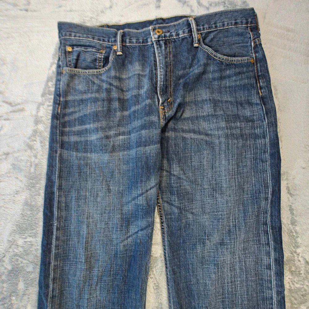 Levi 569 Loose Straight Jeans Mens 36x32 Fits 37x30 Blue Denim Classic Fit